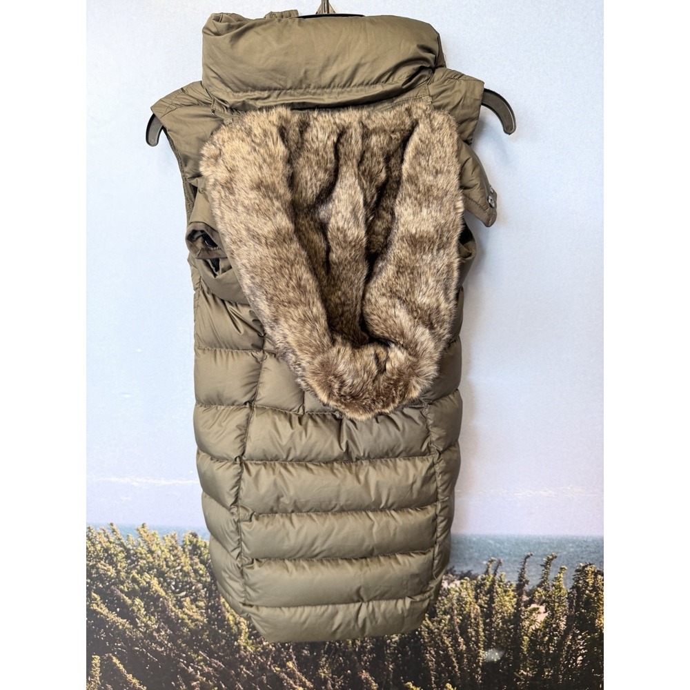 ATHLETA Downalicious Goose Down Vest Full Zip Women's Size 2XS